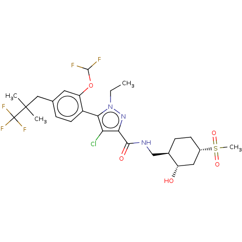 Chemical structure of BindingDB Monomer ID 490822