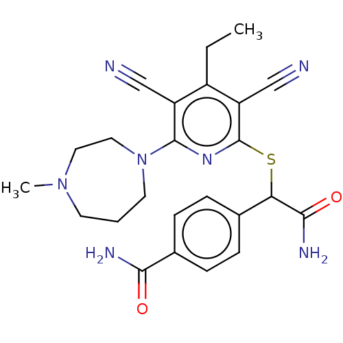 Chemical structure of BindingDB Monomer ID 491397