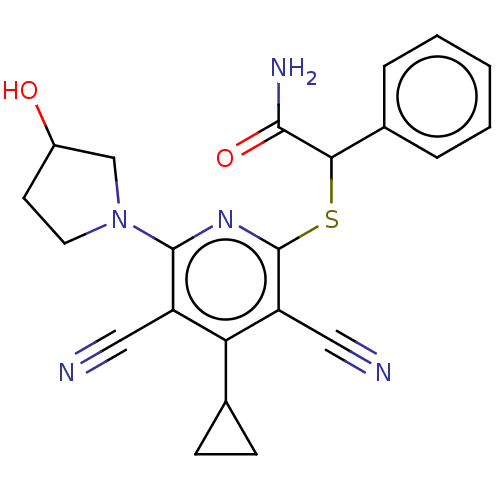 Chemical structure of BindingDB Monomer ID 491398