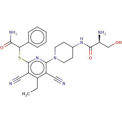 Chemical structure of BindingDB Monomer ID 491425