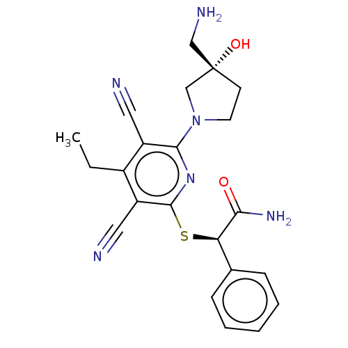 Chemical structure of BindingDB Monomer ID 491449