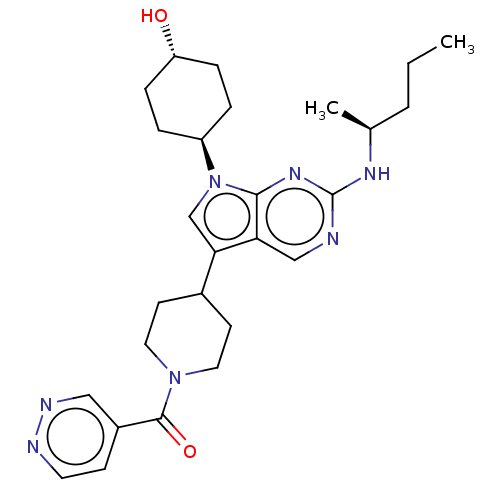Chemical structure of BindingDB Monomer ID 497285