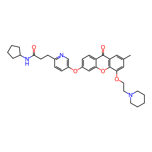 Chemical structure of BindingDB Monomer ID 501724