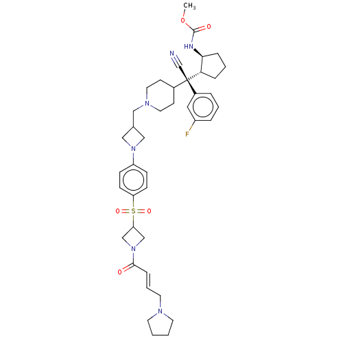 Chemical structure of BindingDB Monomer ID 506365