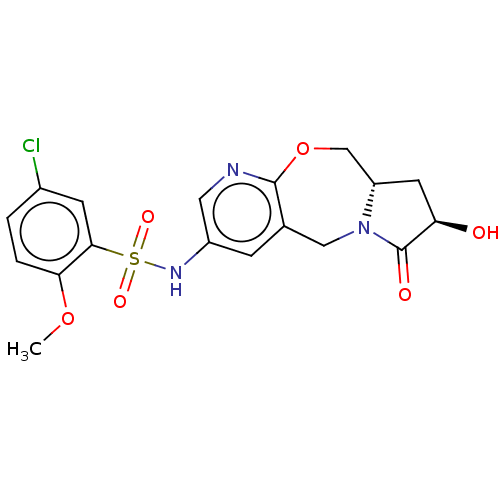 Chemical structure of BindingDB Monomer ID 508505