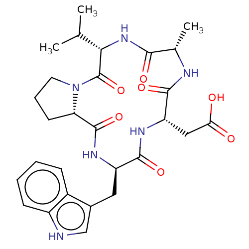 Chemical structure of BindingDB Monomer ID 50000734