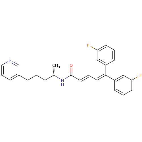 Chemical structure of BindingDB Monomer ID 50018344