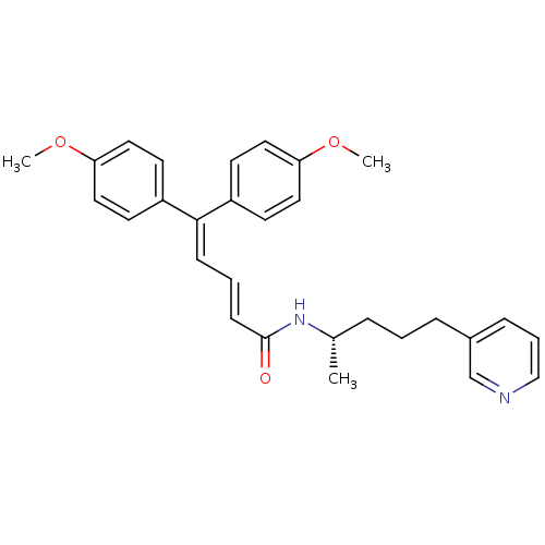 Chemical structure of BindingDB Monomer ID 50018369