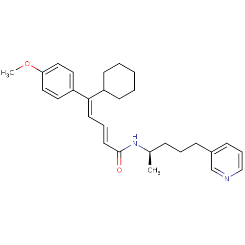Chemical structure of BindingDB Monomer ID 50018372