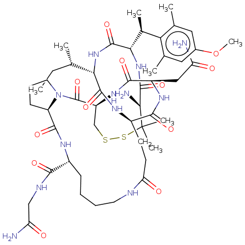 Chemical structure of BindingDB Monomer ID 50027070