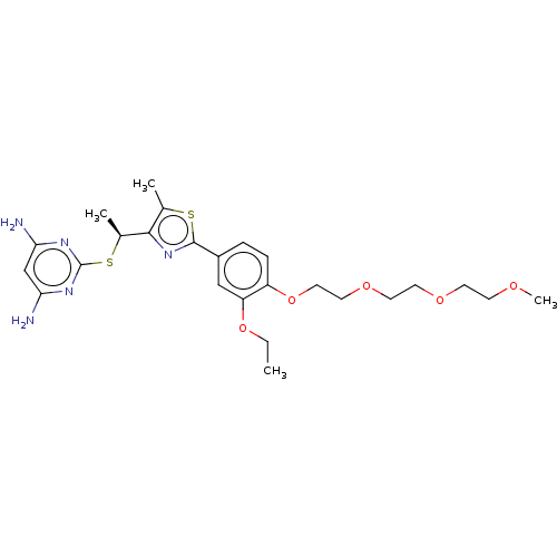 Chemical structure of BindingDB Monomer ID 50031340