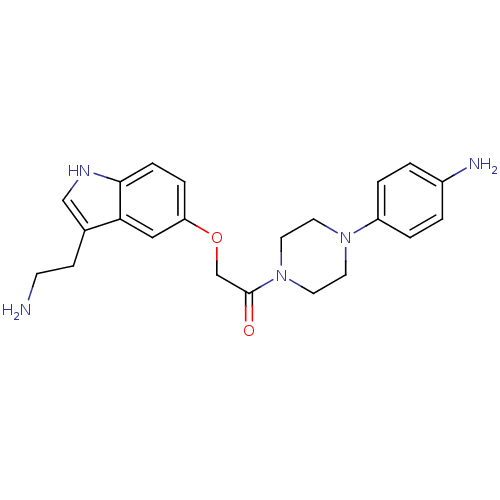 Chemical structure of BindingDB Monomer ID 50033426