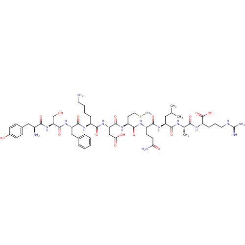 Chemical structure of BindingDB Monomer ID 50033570