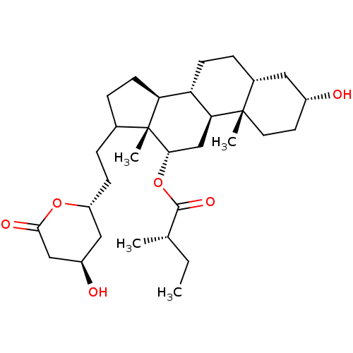 Chemical structure of BindingDB Monomer ID 50037255