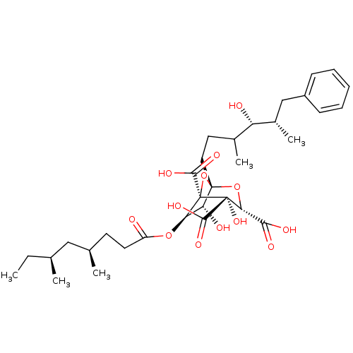 Chemical structure of BindingDB Monomer ID 50037279