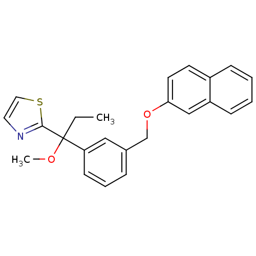 Chemical structure of BindingDB Monomer ID 50040421