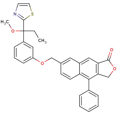 Chemical structure of BindingDB Monomer ID 50040422