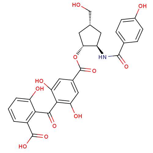 Chemical structure of BindingDB Monomer ID 50055681