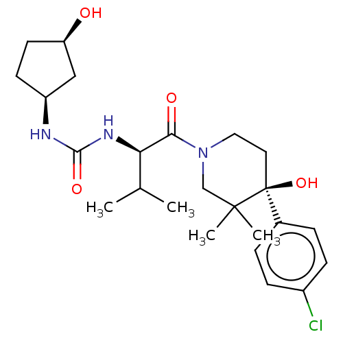 Chemical structure of BindingDB Monomer ID 50056496