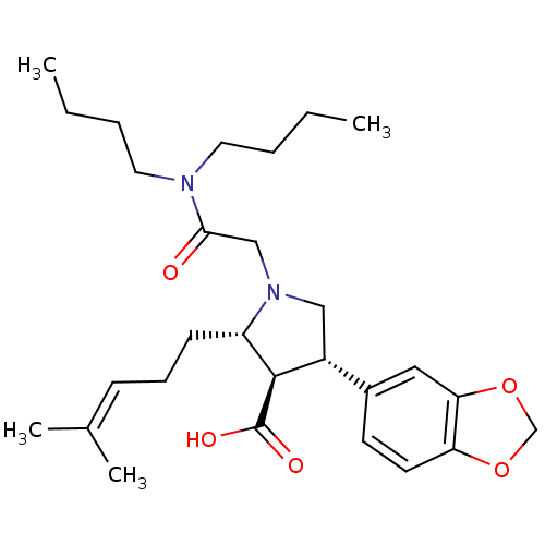 Chemical structure of BindingDB Monomer ID 50066396