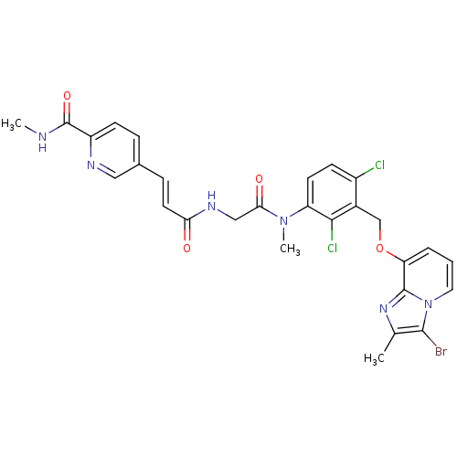 Chemical structure of BindingDB Monomer ID 50067263