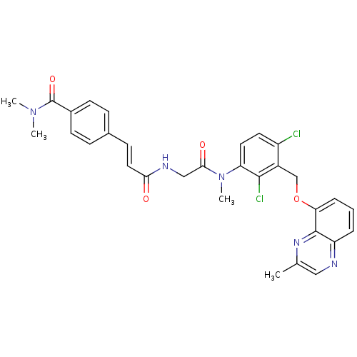 Chemical structure of BindingDB Monomer ID 50067315
