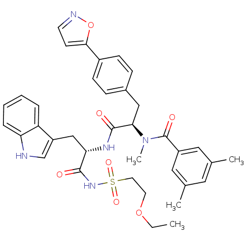 Chemical structure of BindingDB Monomer ID 50071423