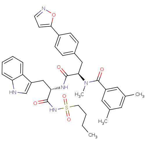 Chemical structure of BindingDB Monomer ID 50071436