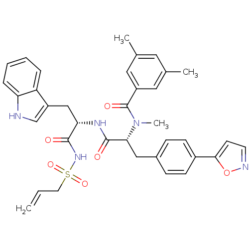 Chemical structure of BindingDB Monomer ID 50071437