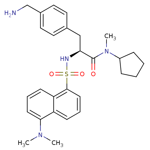 Chemical structure of BindingDB Monomer ID 50071724