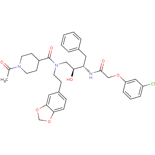 Chemical structure of BindingDB Monomer ID 50076294