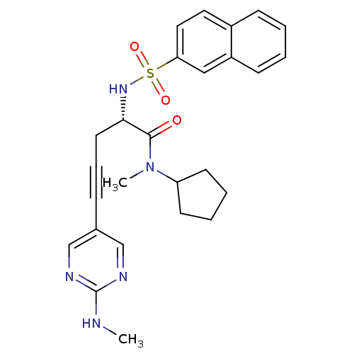 Chemical structure of BindingDB Monomer ID 50076734