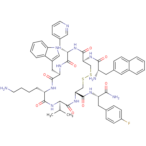 Chemical structure of BindingDB Monomer ID 50077267