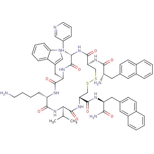 Chemical structure of BindingDB Monomer ID 50077306