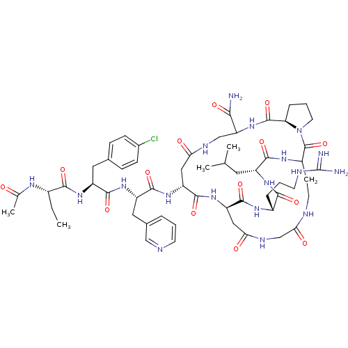 Chemical structure of BindingDB Monomer ID 50085722