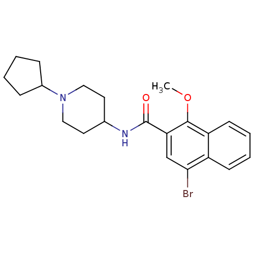 Chemical structure of BindingDB Monomer ID 50099820