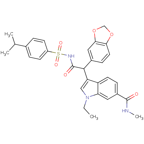 Chemical structure of BindingDB Monomer ID 50108198