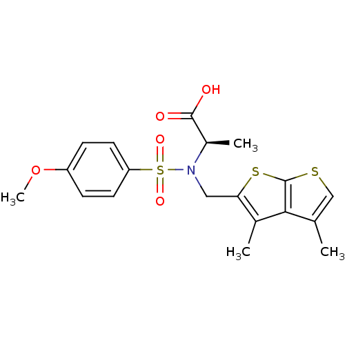 Chemical structure of BindingDB Monomer ID 50111855