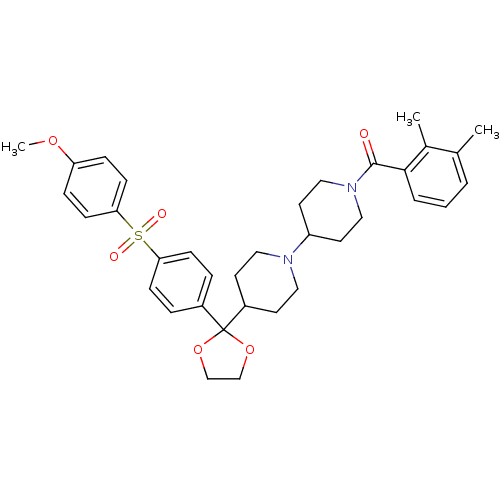 Chemical structure of BindingDB Monomer ID 50121136