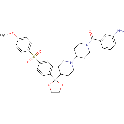 Chemical structure of BindingDB Monomer ID 50121144