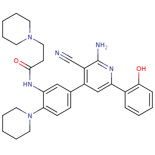 Chemical structure of BindingDB Monomer ID 50124326