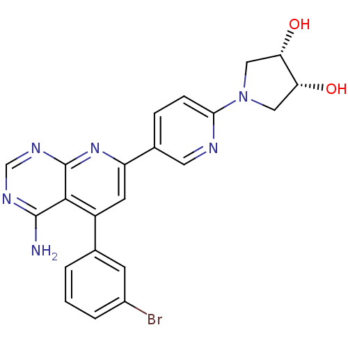 Chemical structure of BindingDB Monomer ID 50132273