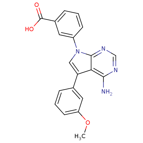 Chemical structure of BindingDB Monomer ID 50132327