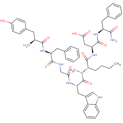 Chemical structure of BindingDB Monomer ID 50133259