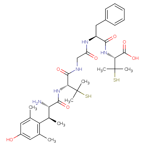 Chemical structure of BindingDB Monomer ID 50133264