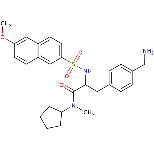 Chemical structure of BindingDB Monomer ID 50133516