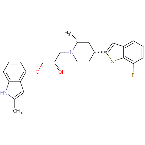 Chemical structure of BindingDB Monomer ID 50135257