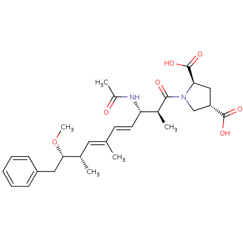 Chemical structure of BindingDB Monomer ID 50135693