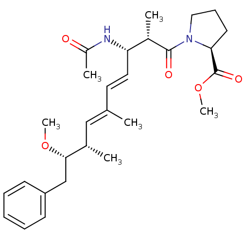 Chemical structure of BindingDB Monomer ID 50135694
