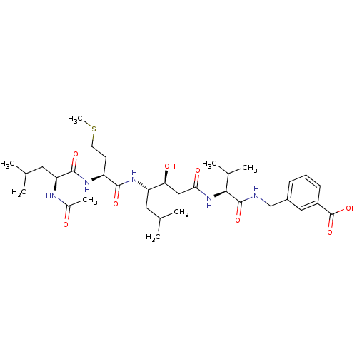 Chemical structure of BindingDB Monomer ID 50136334